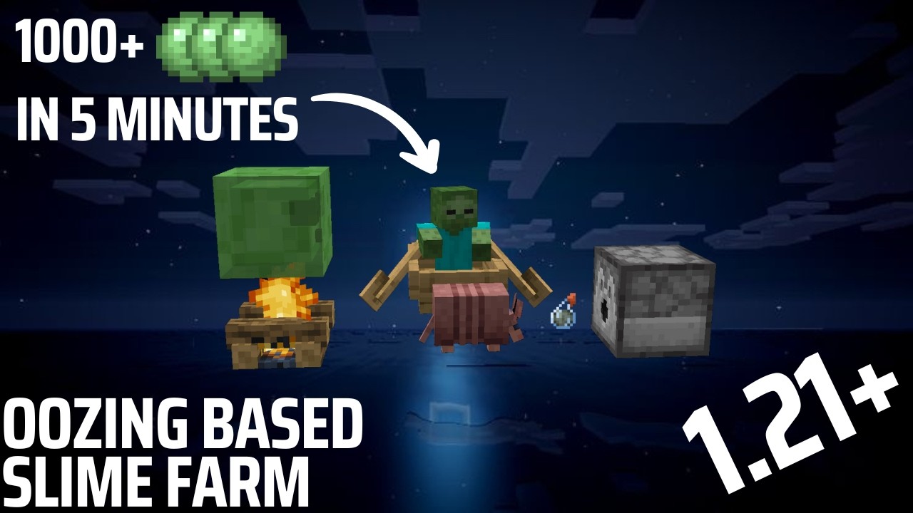 Oozing Slime Farm Tutorial | Minecraft 1.21+