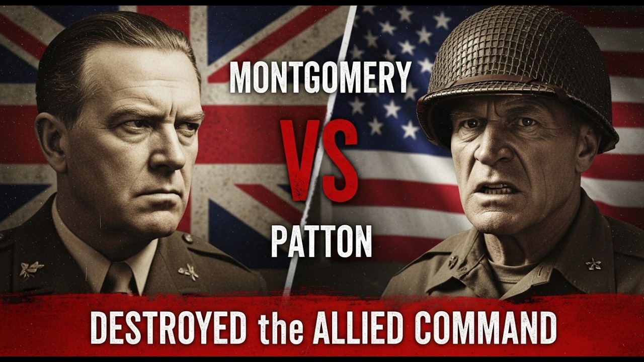 Montgomery vs Patton: The WWII Letter That Almost DESTROYED the Allied Command