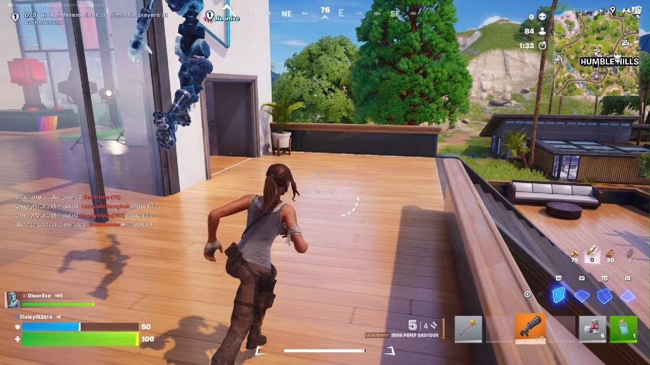 One chest challenge in Fortnite