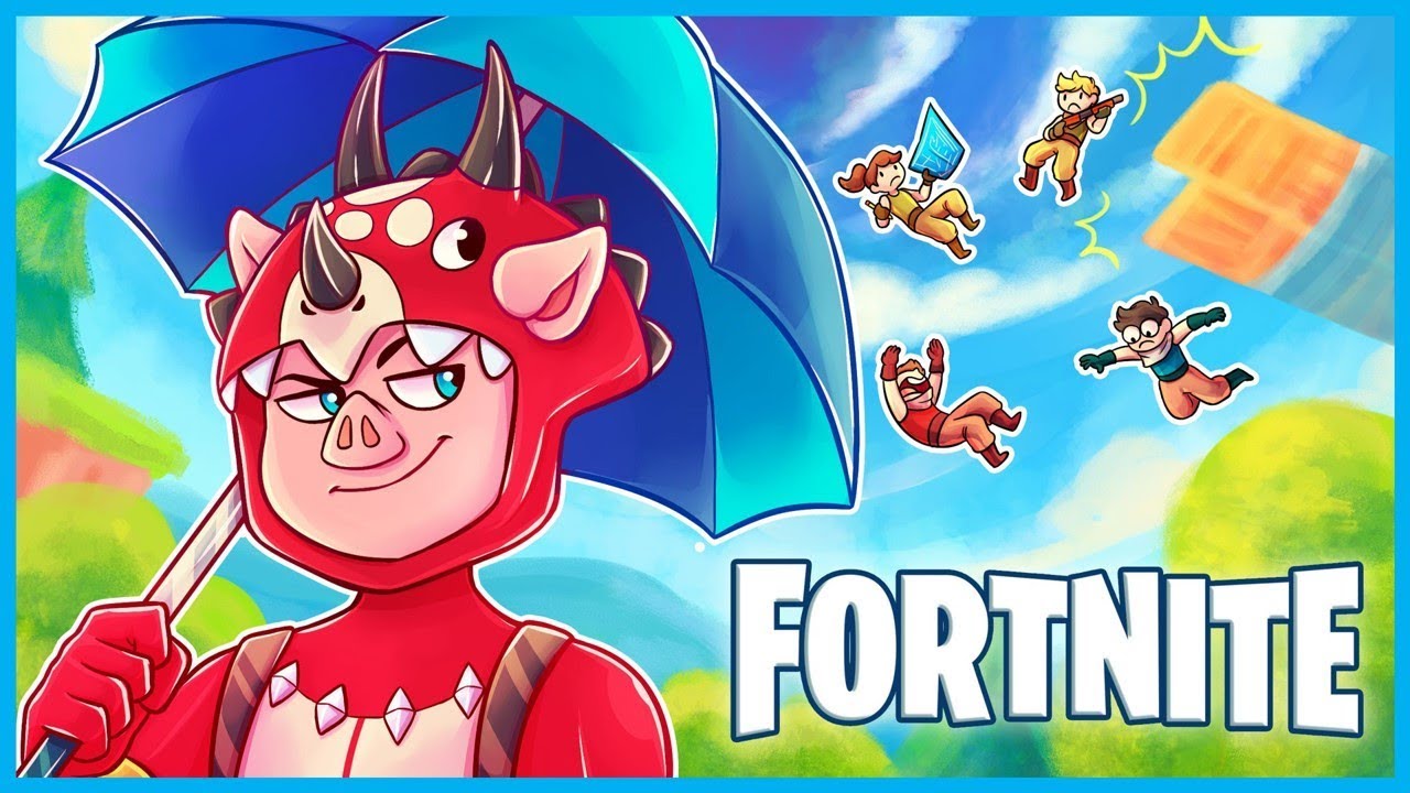 IT'S RAINING NOOBS in Fortnite: Battle Royale! (Fortnite Skybase Fail & Funny Moments)