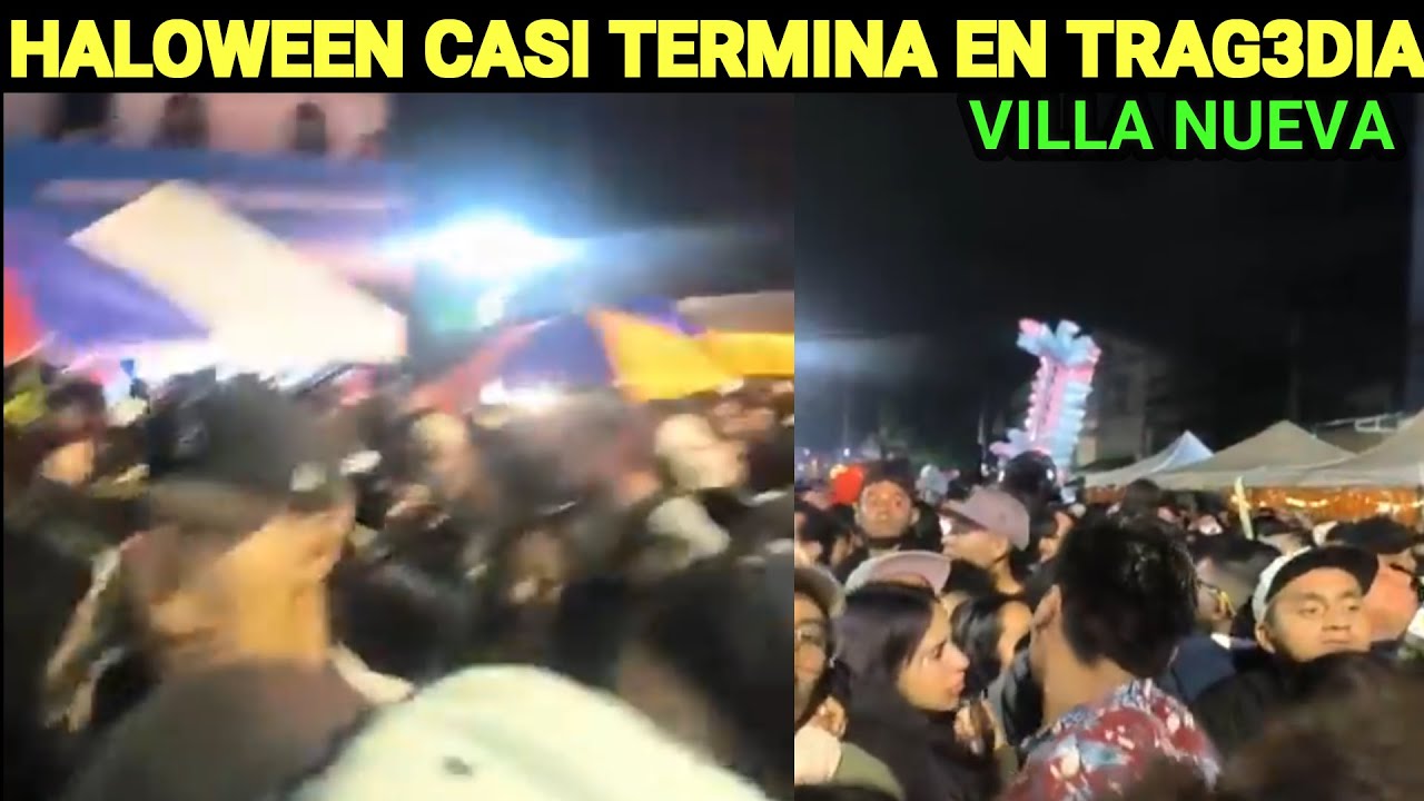 HALOWEEN CASI TERMINA EN TRAG3DIA EN EL CEMENTERIO DE VILLA NUEVA, GUATEMALA