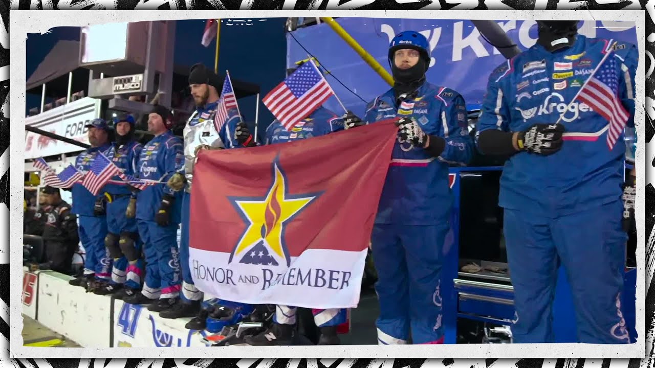 NASCAR remembers fallen soldiers at halfway break in the Coca-Cola 600