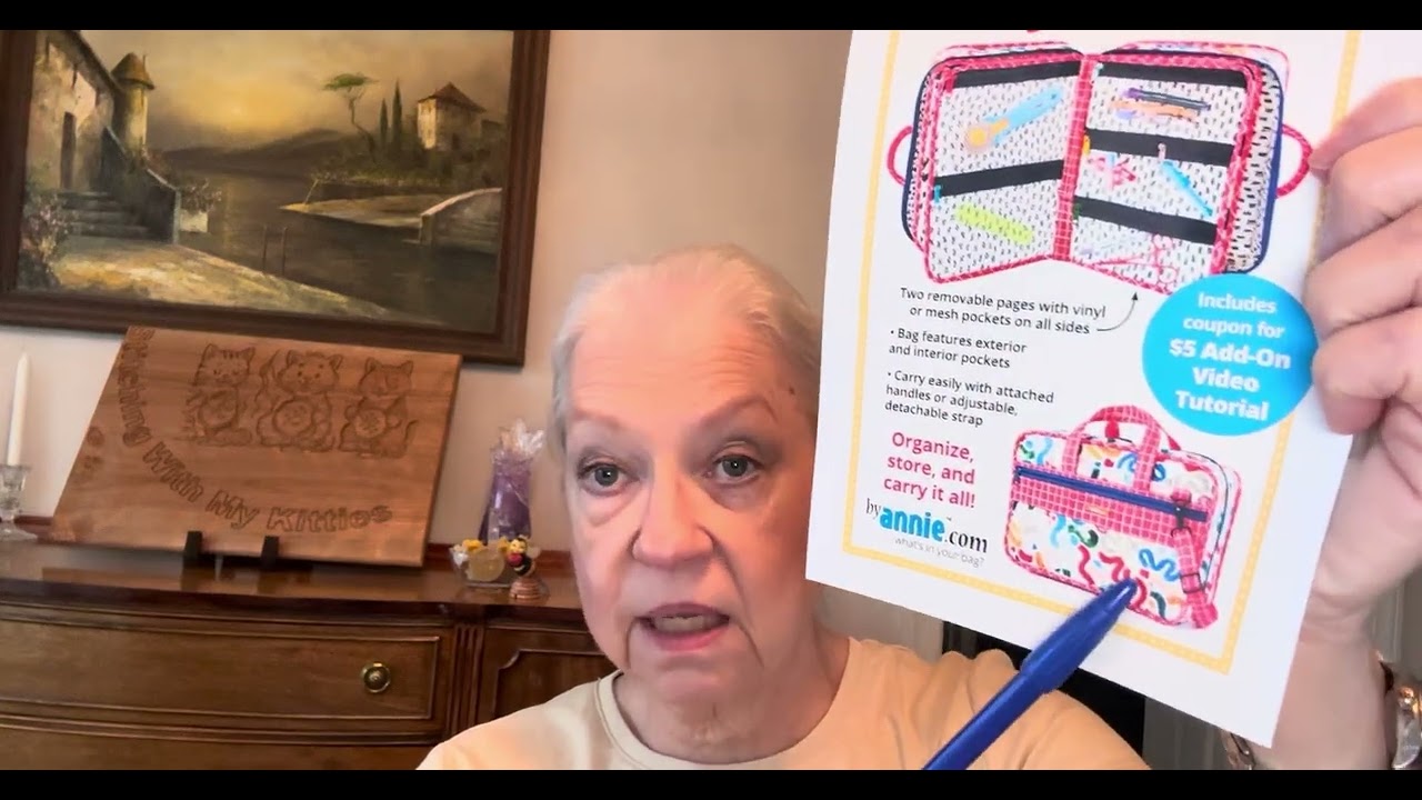 Stitching With My Kitties floss tube #46