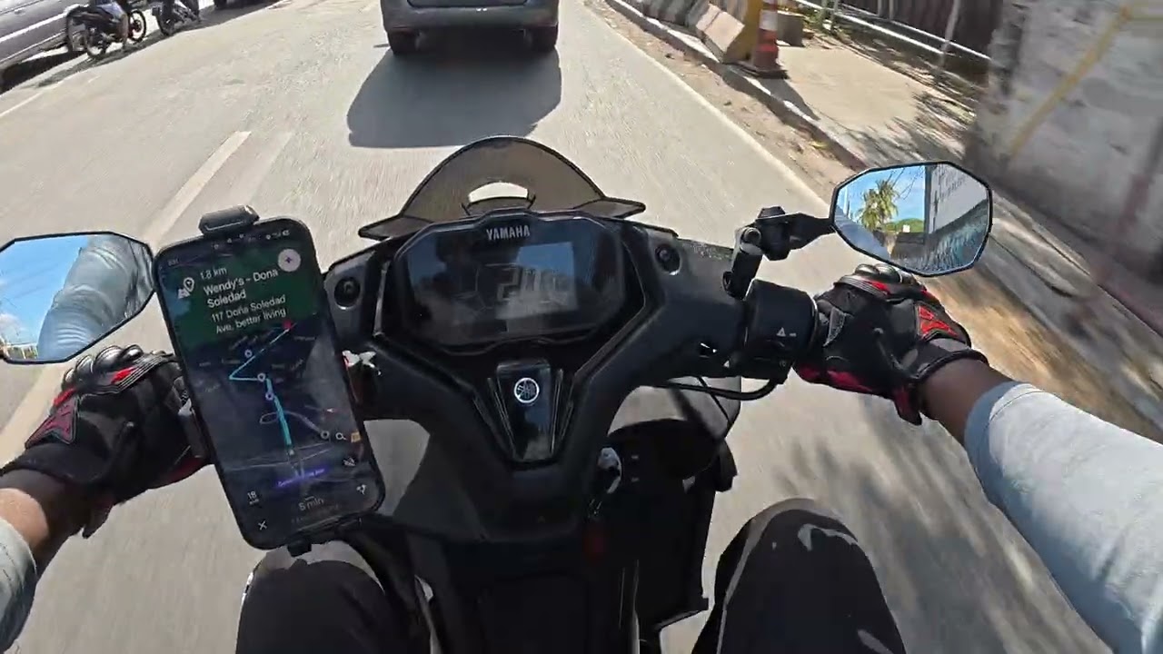 Yamaha Aerox V3 POV | Let's Ride To Wendy's | Parañaque 🇵🇭 (No Talking)