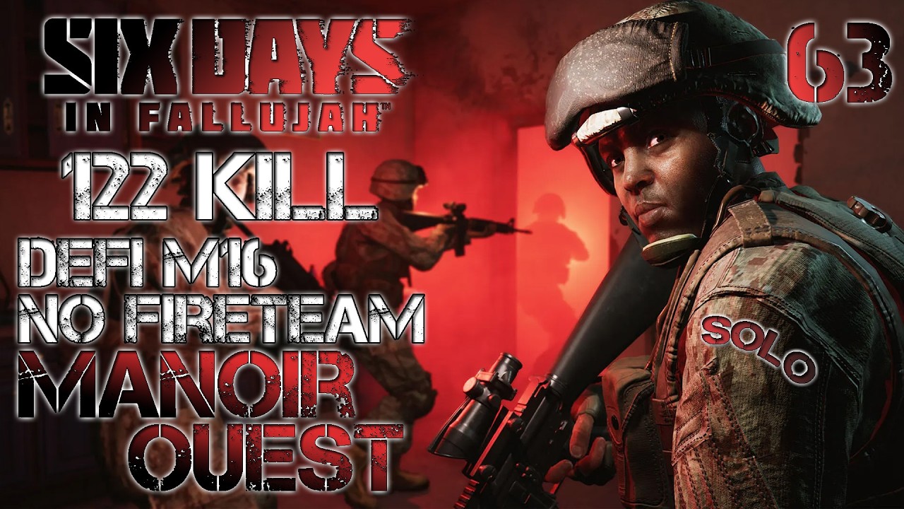 Six Days in Fallujah 122 Kill / No Fireteam / M16 