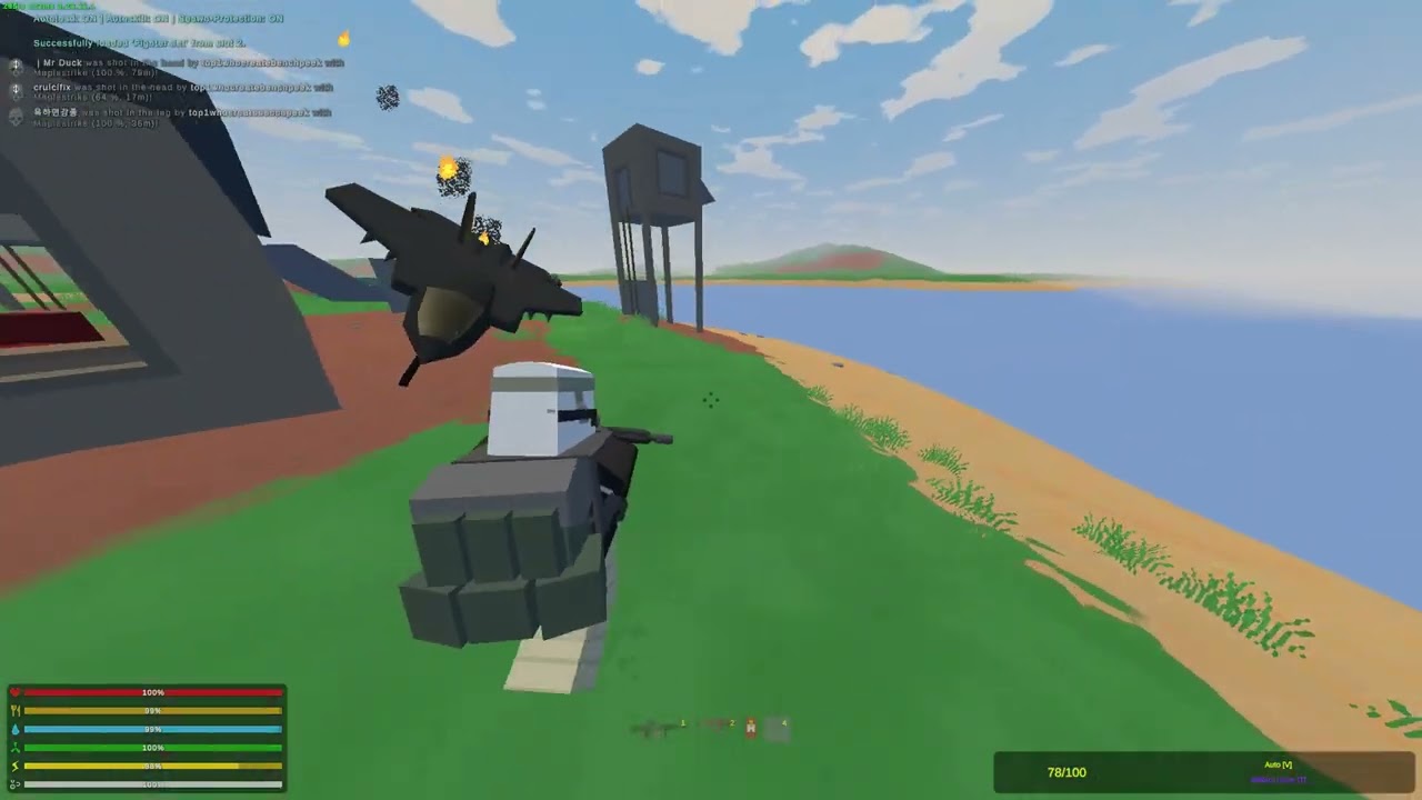 Unturned PvP | i call this immortal flick