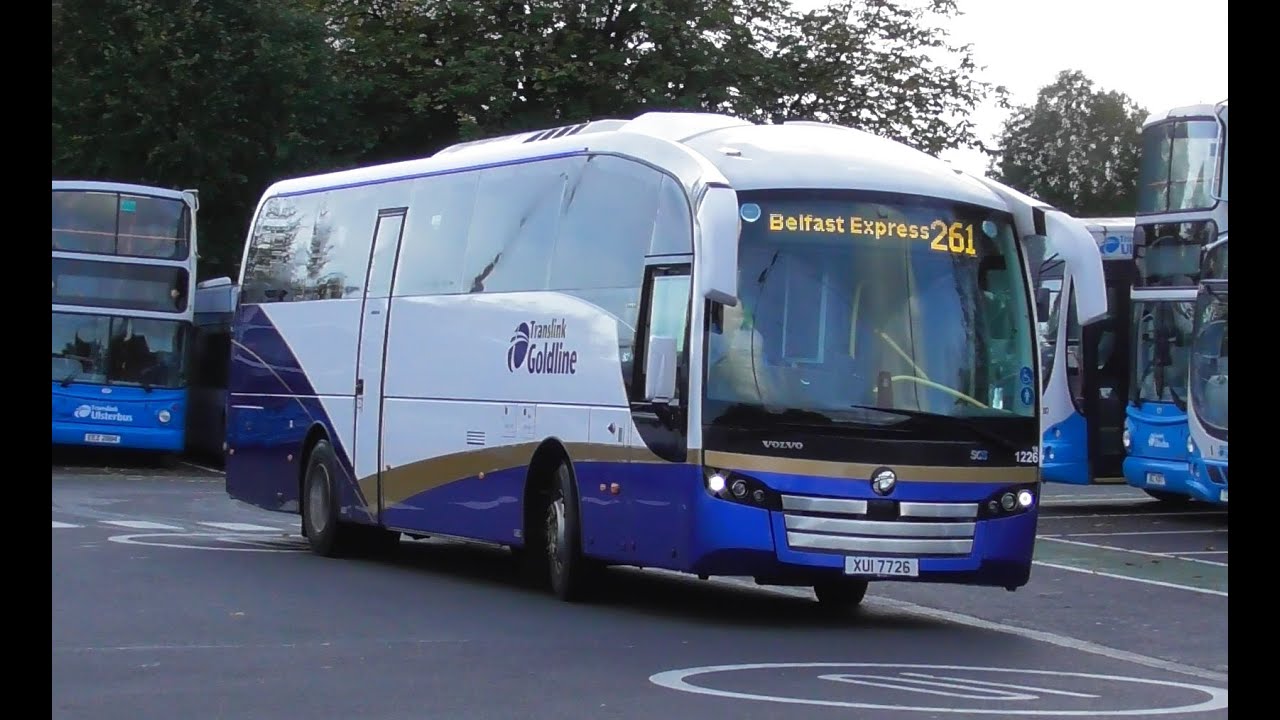 Buses at Enniskillen Bus Station 29/10/21