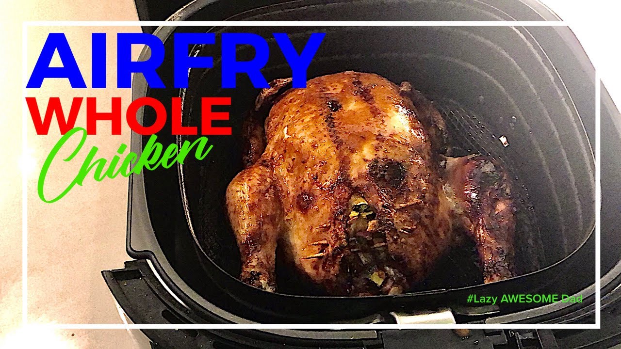 Airfry honey glaze whole chicken recipe with vegetables - Philips AirFryer XXL Avance  - Easy recipe