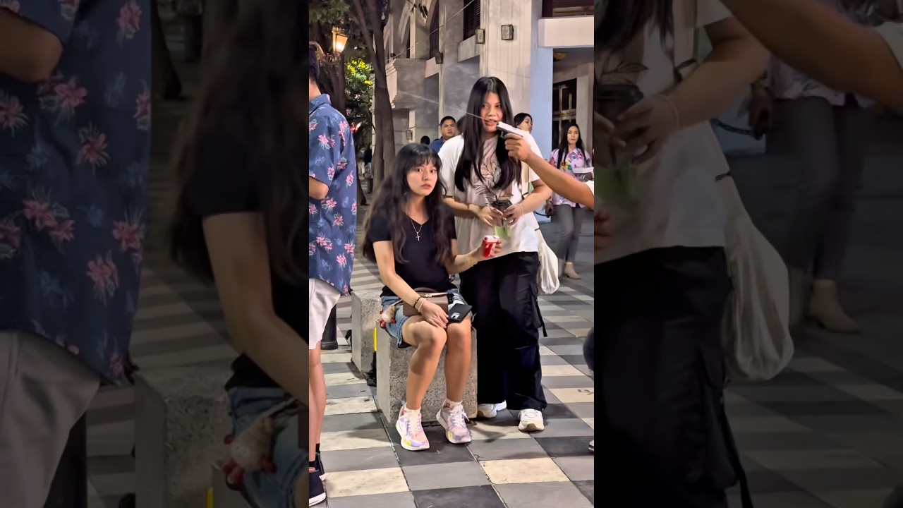 Water gun prank very panicked girls #viralvideo #viralshort #trendingshorts