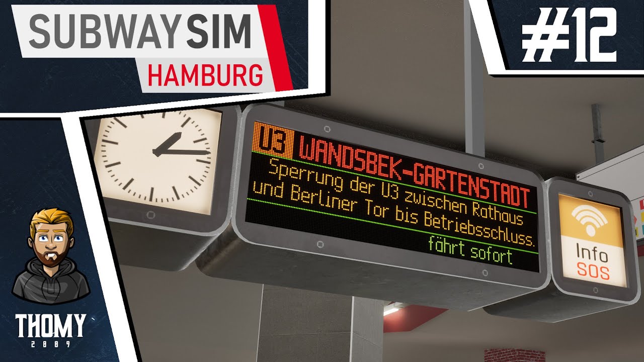 SubwaySim Hamburg [Public Beta] #12 - Szenario: Streckensperrung
