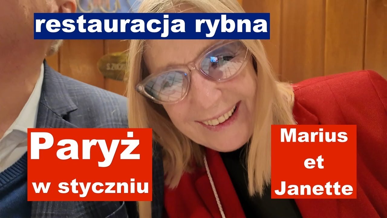 Francja 2025 Restauracja rybna. Ostrygi i ryby w Paryżu.