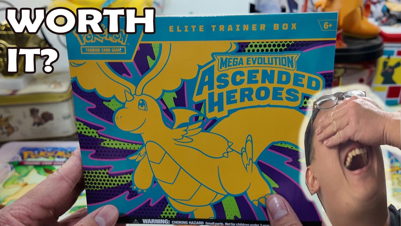 Открытие карты ETB в Pokemon ASCENDED HEROES!