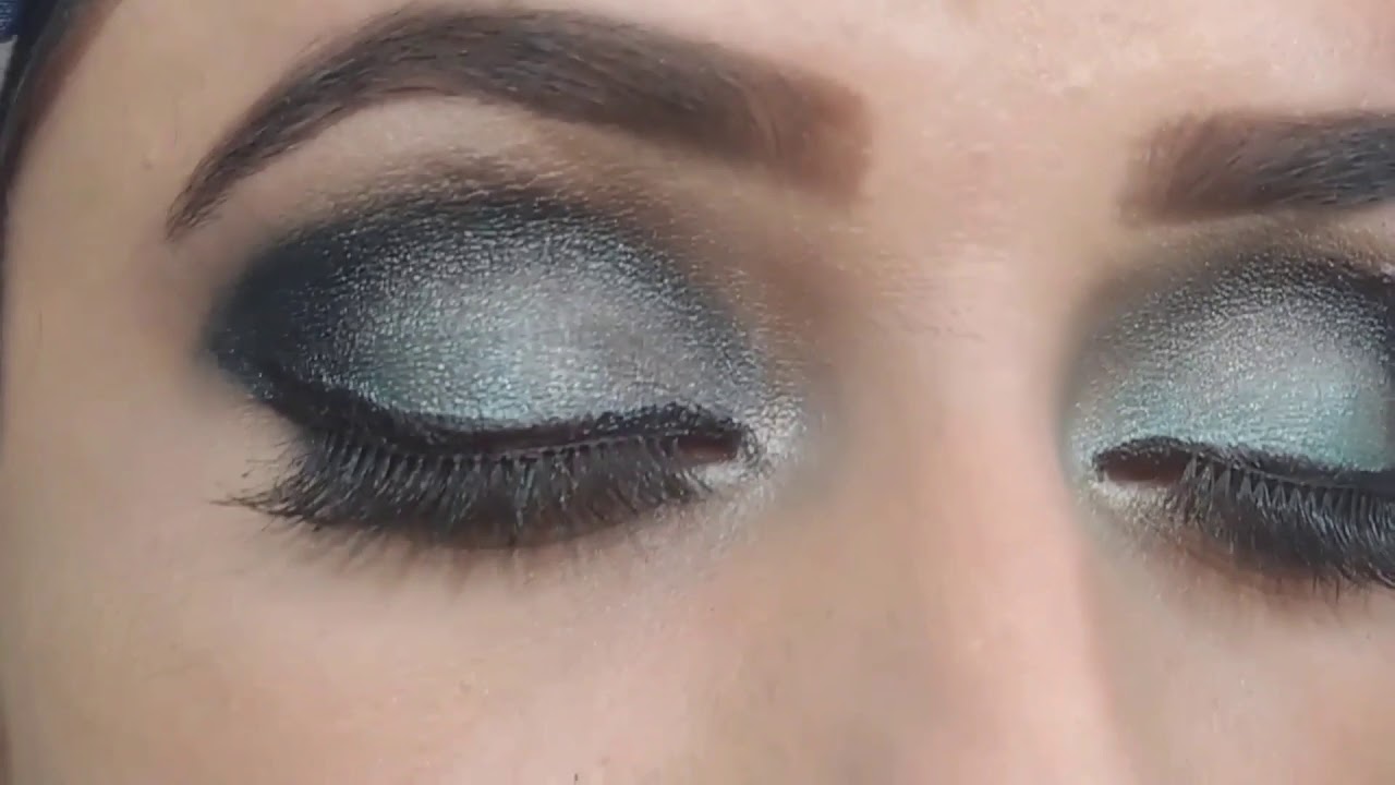 Blue Smokey Eye Makeup Tutorial/ Rania's Beauty