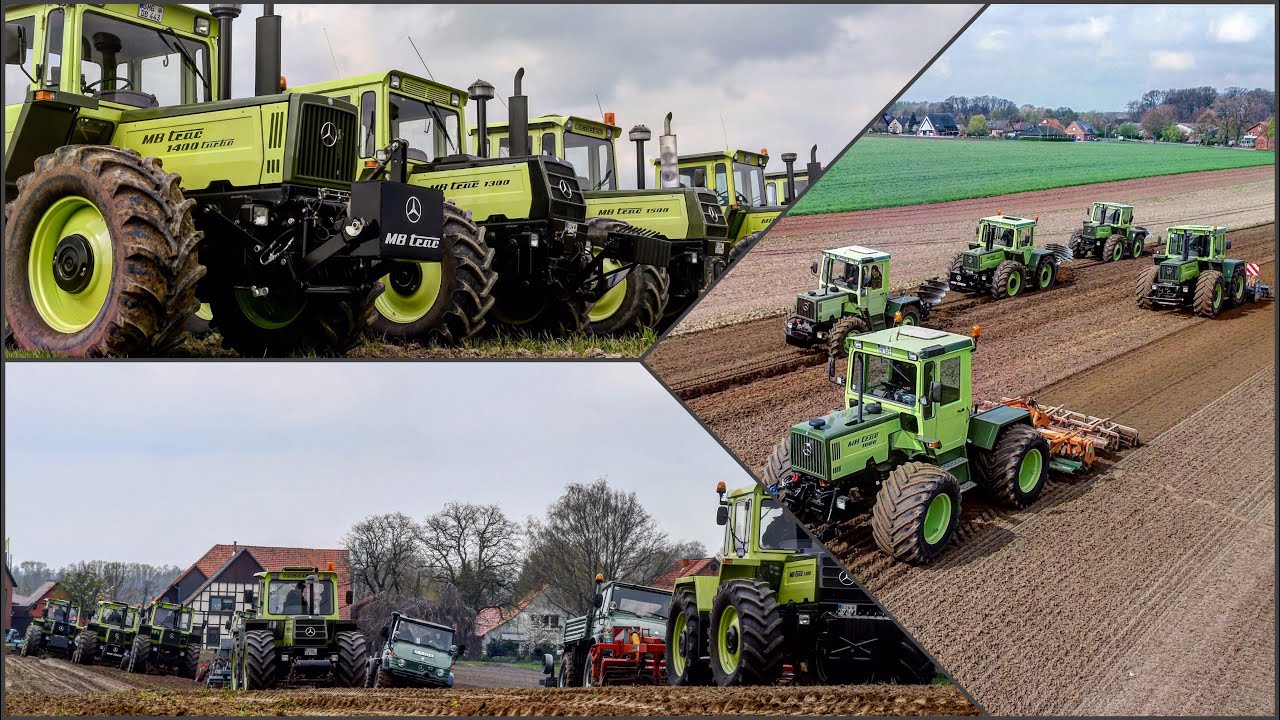 MB Trac & Unimog Treffen 2019 inkl. Bodenbearbeitung //4K//