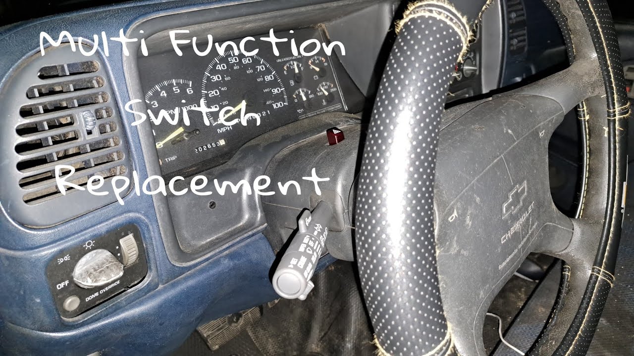 1997 Chevy 1500 Multi Function Switch Replacement.