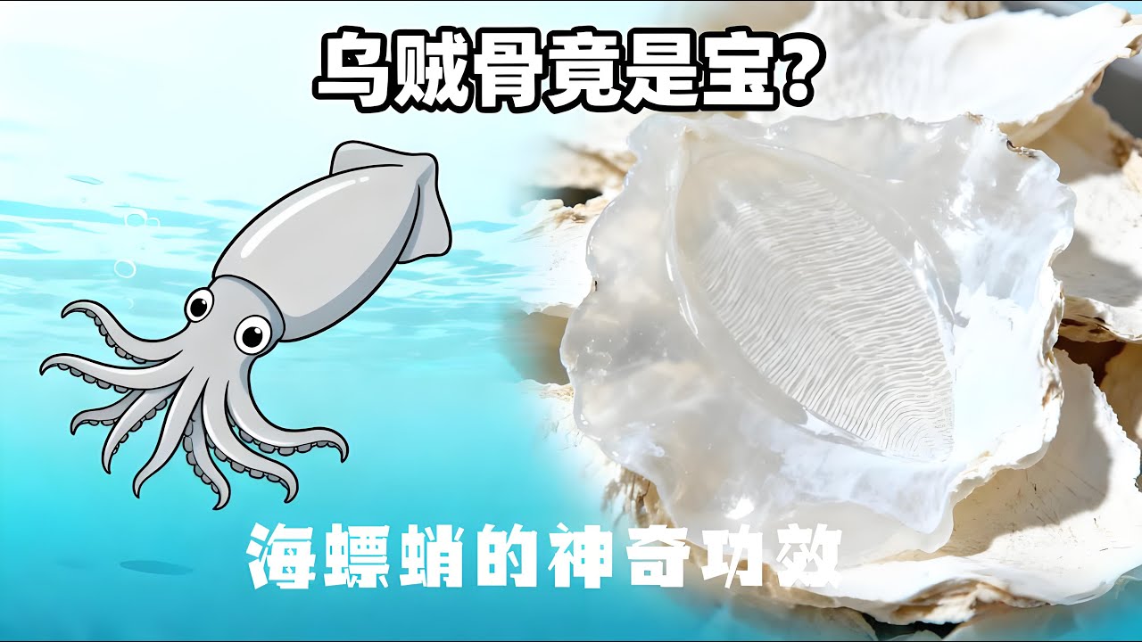 海螵蛸功效有多厲害？古代醫書早有記載，現代研究也認可，止血、護胃、治潰瘍&hellip; 這些作用你了解多少？看完讓你重新認識它！#養生知識 #健康知識 #老年健康