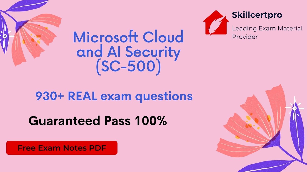 Microsoft Cloud and AI Security (SC-500) Practice Exam Tests 2026 (PDF)