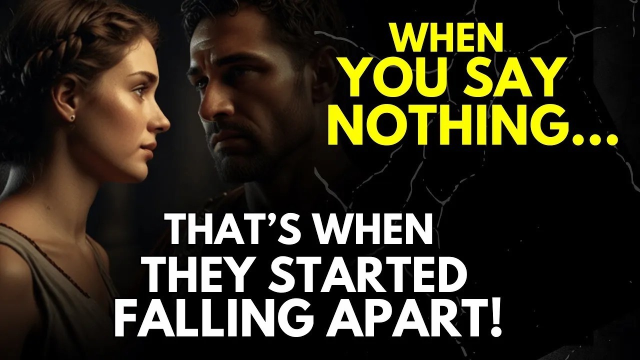When You Say Nothing    That’s When They Started Falling Apart   Dark Stoicism