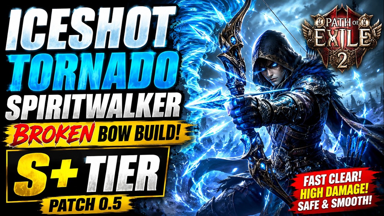 Гайд по билду ICESHOT TORNADO SPIRITWALKER | POE 2 ОБНОВЛЕНИЕ 0.5