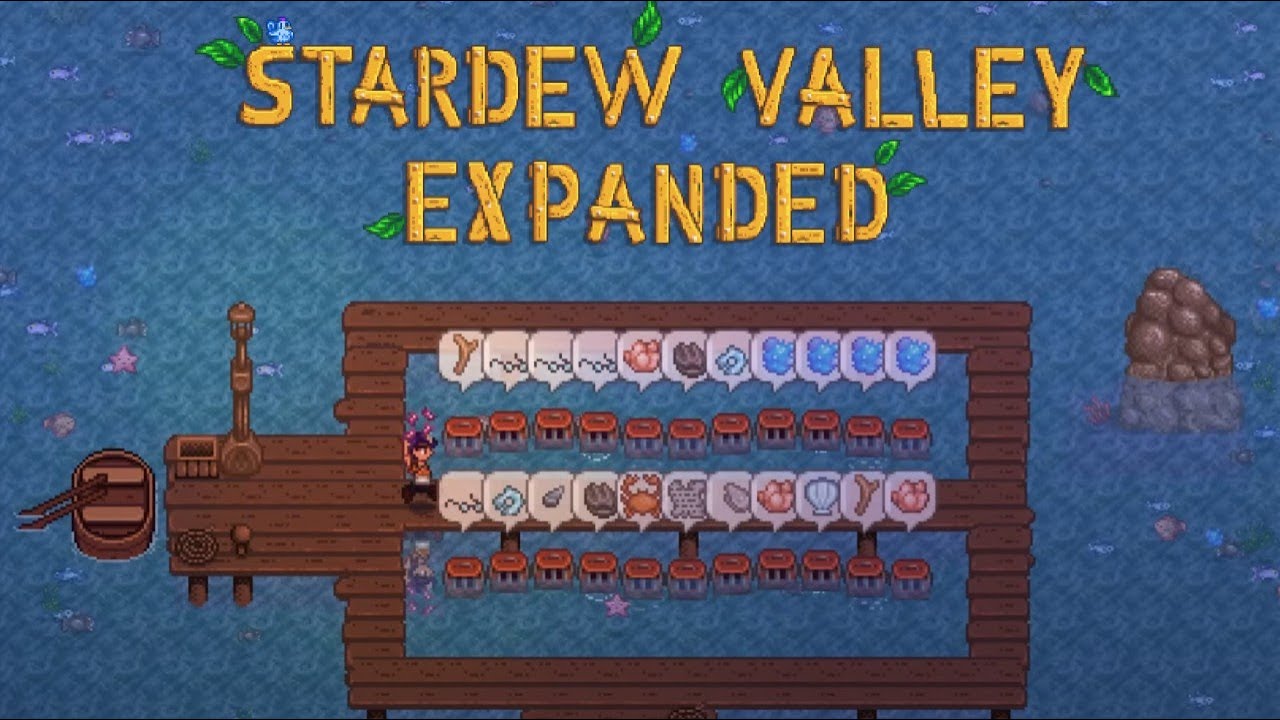 Stardew Valley Expanded Longplay | Spring Y1 | Modded Islands Farm | 25% Profits | No Commentary