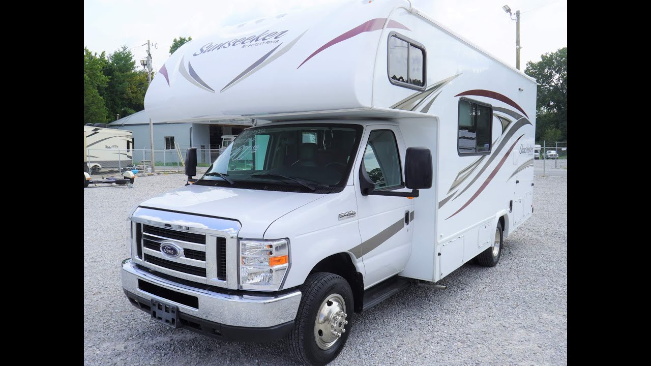 SOLD!! 2018 Forest River Sunseeker 2300 Class C, Only 10,000 Miles, Rear Queen Bed,$49,900