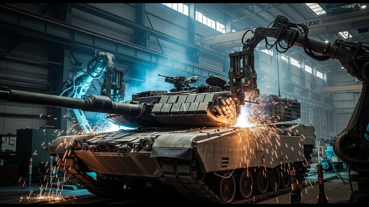 Inside the Military Tank Factory – How 70-Ton War Machines Are Manufactured in Mega Factories