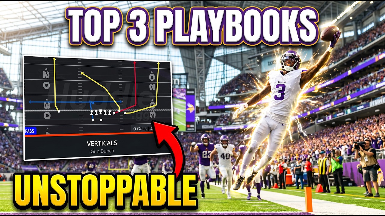 The UPDATED Best Offensive Playbooks in Madden 26! 🔥 (USE THESE 3)