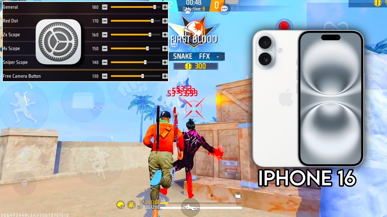 Чувствительность в Free Fire для iPhone 16 2026 ⚙️ | Настройки хедшотов в Free Fire для iPhone 16