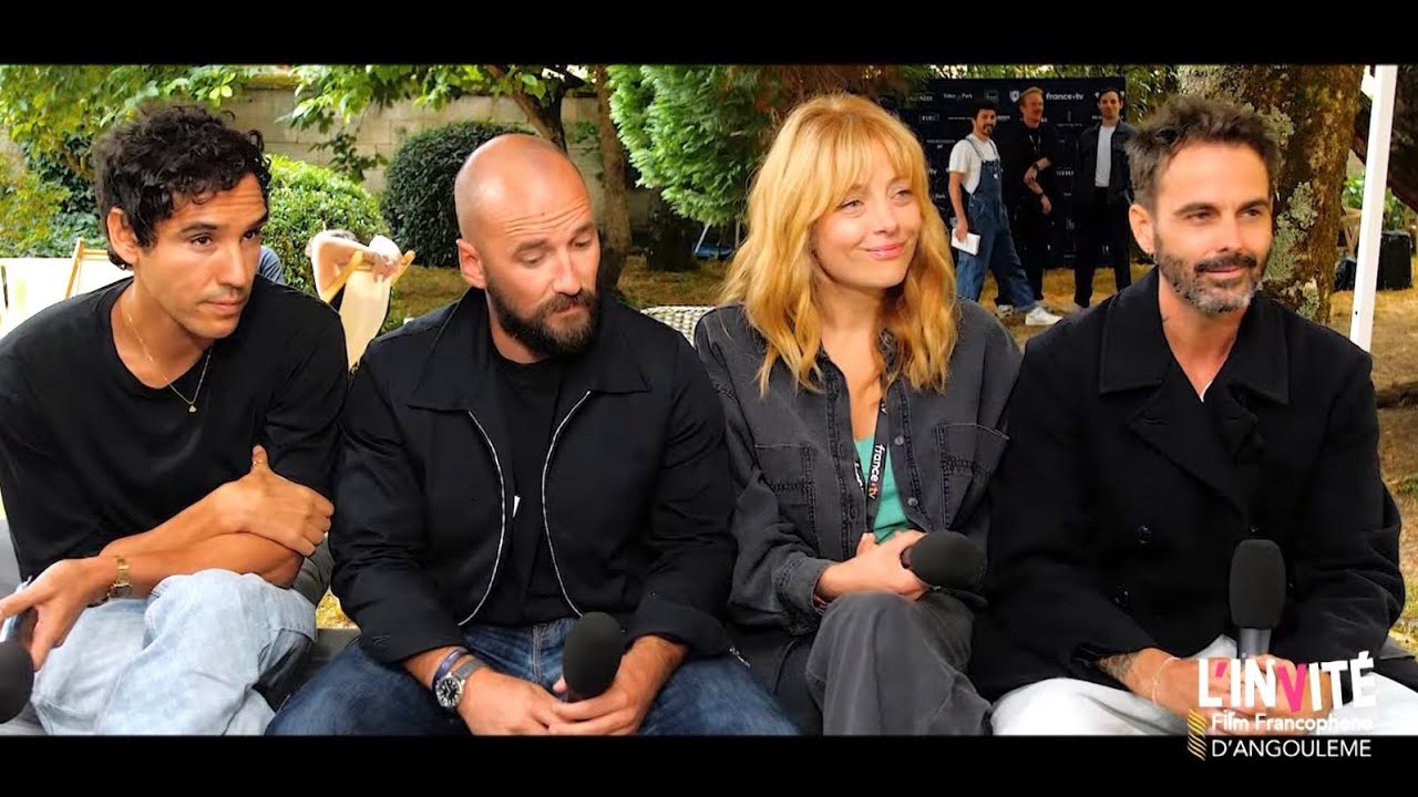 Adam BESSA, Jonathan TURNBULL, Laura SÉPUL à Angoulême pour le film « Sans pitié »