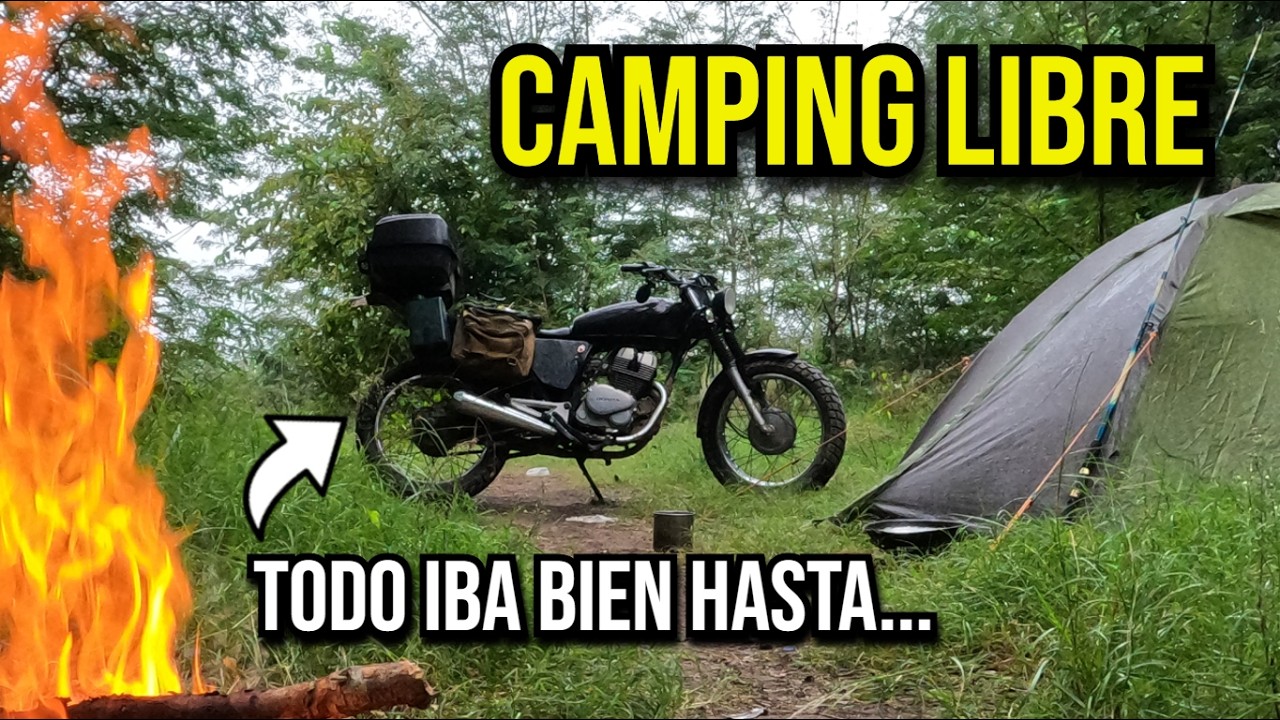 ACAMPO en lo PROFUNDO de los CAMINOS RURALES a ORILLAS de un RIO...todo iba bien HASTA QUE...👀