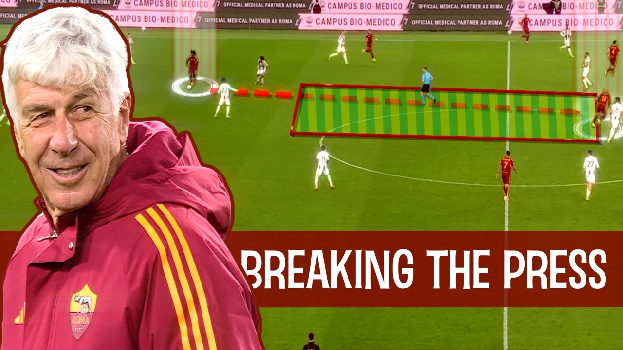 Roma’s Build-Up Tactics That Broke Juventus’s Press