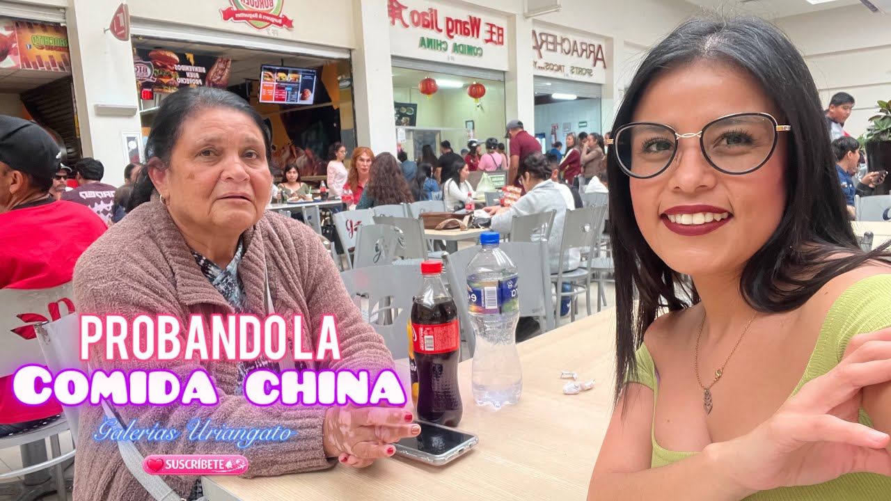 🍱Probando la COMIDA CHINA en GALERÍAS de URIANGATO | Diana García 