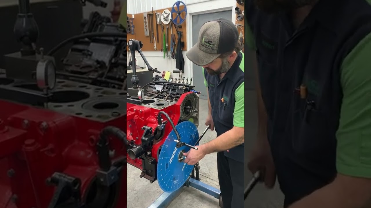 Degreeing cam and checking valve to piston part 1