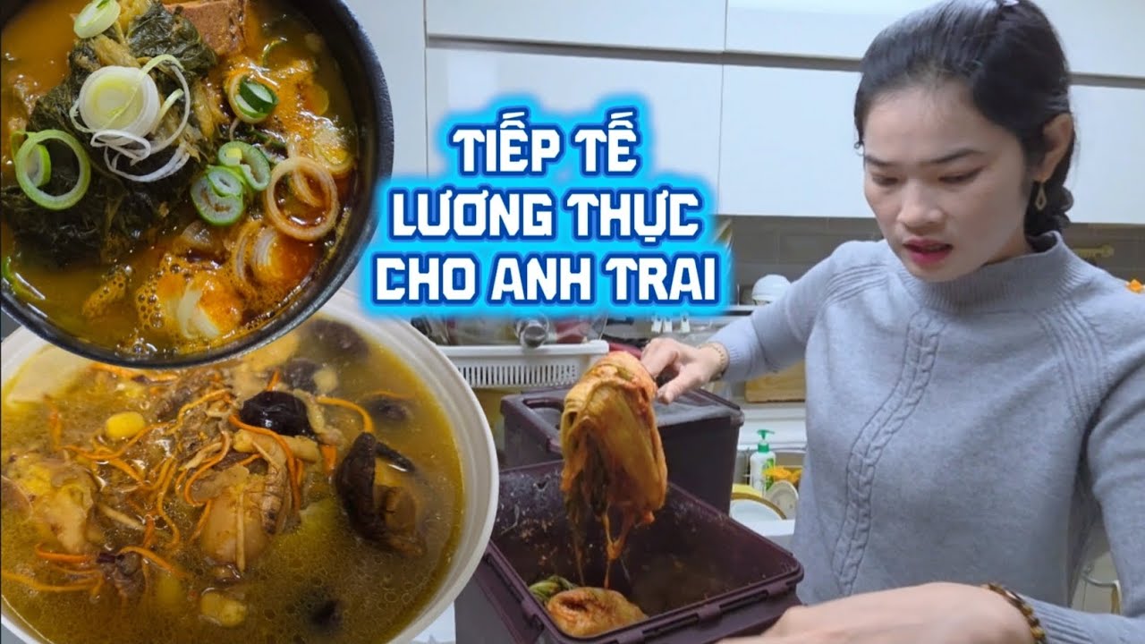 [CSHQ] ĐI LÀM VỀ MỆT CŨNG TRANH THỦ NẤU VÀ CHUẨN BỊ LƯƠNG THỰC TIẾP TẾ CHO ANH TRAI#food  