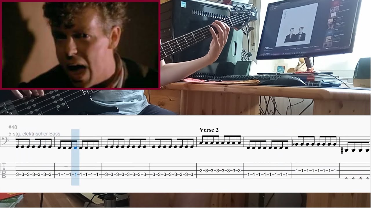 It's a Sin - Pet Shop Boys (Bass Cover with Tabs)