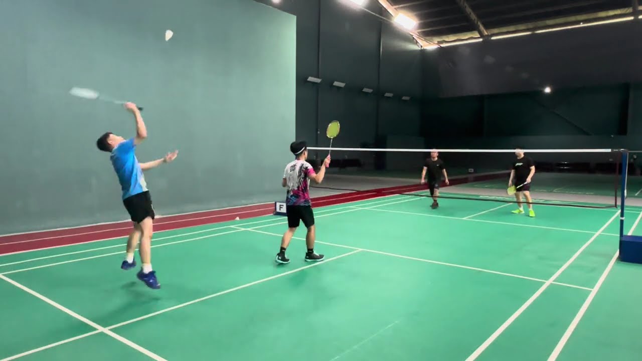 Franz / Halim vs Andi / David - Badminton for hobby