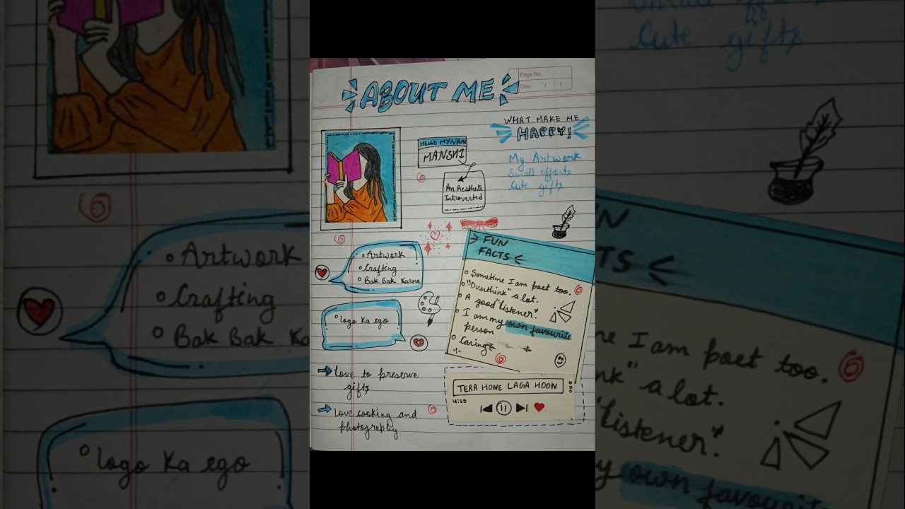 Journaling with me  #creativejournal #journalideas   #personaljournal #personal @stunning_manshi
