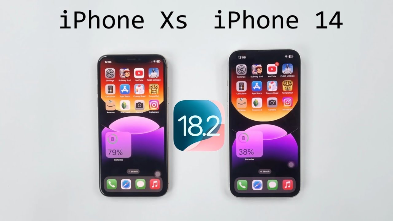 iPhone XS vs iPhone 14 - iOS 18.2 SPEED TEST!