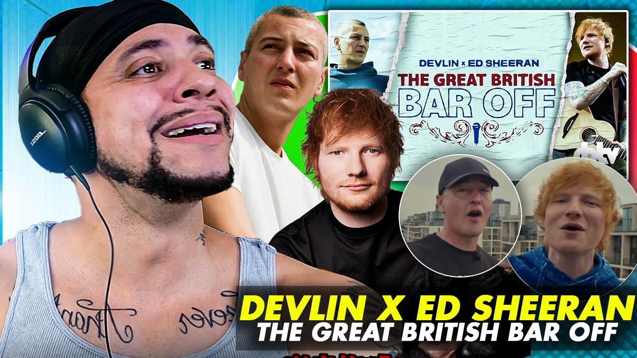 ED REALLY THAT GUY!!!! Devlin x Ed Sheeran - The Great British Bar Off (LIVE REACTION)