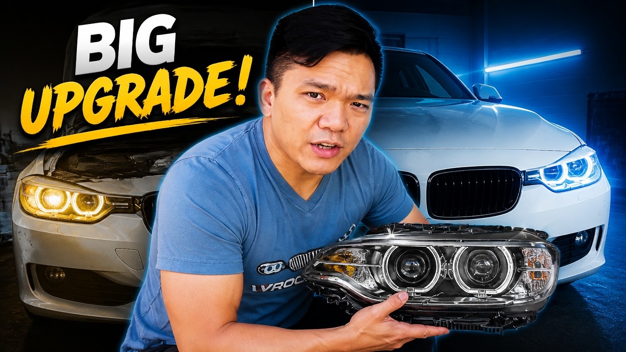 Как установить модернизированные фары BMW | Светодиодный проектор F30 | 328i