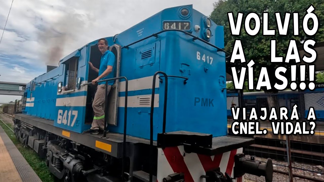 💪🚂ÚLTIMA PRUEBA!!! LISTA PARA SALIR. LOCOMOTORA ALCO RSD 35 6417 POR MORENO CHARLA CON GUSTAVO SUMMO