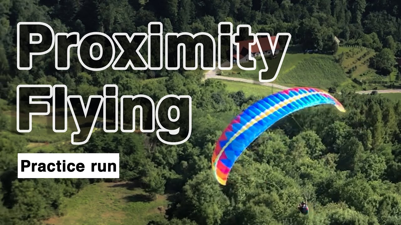 Proximity Flying Practice (Beginner) - POV Paragliding