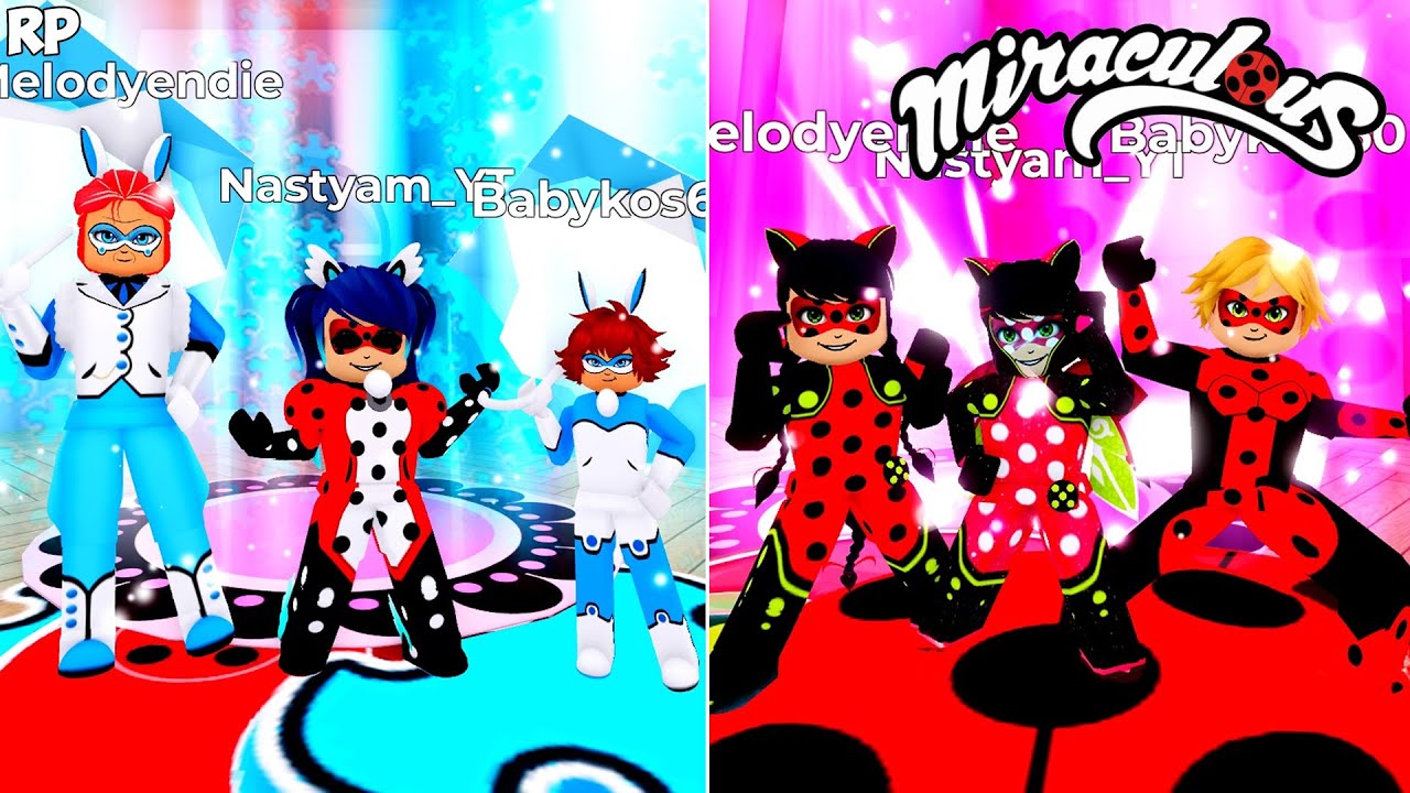 SAME TRANSFORMATION DO GRUPO NO MIRACULOUS RP - MIRACULOUS ROBLOX!