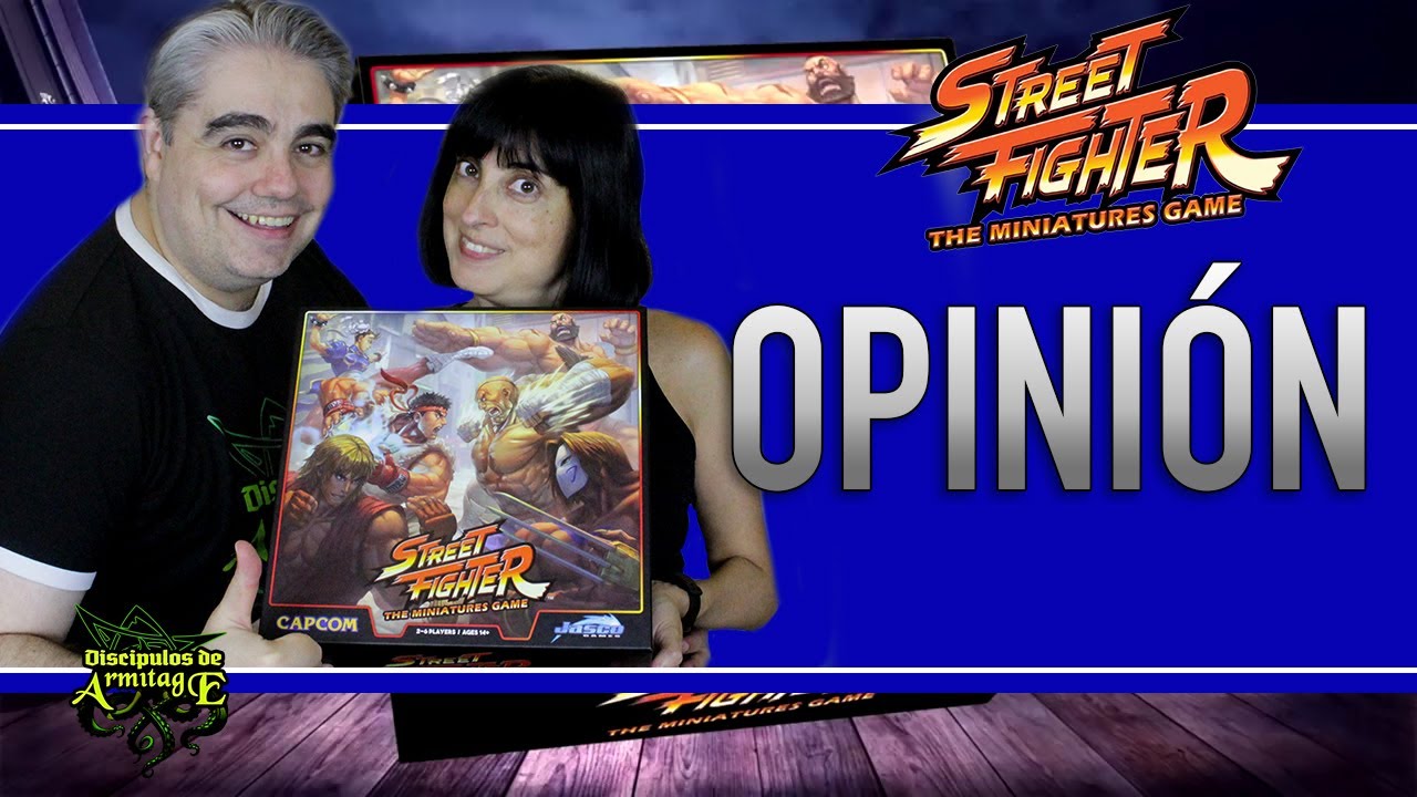 STREET FIGHTER juego de mesa. RESEÑA