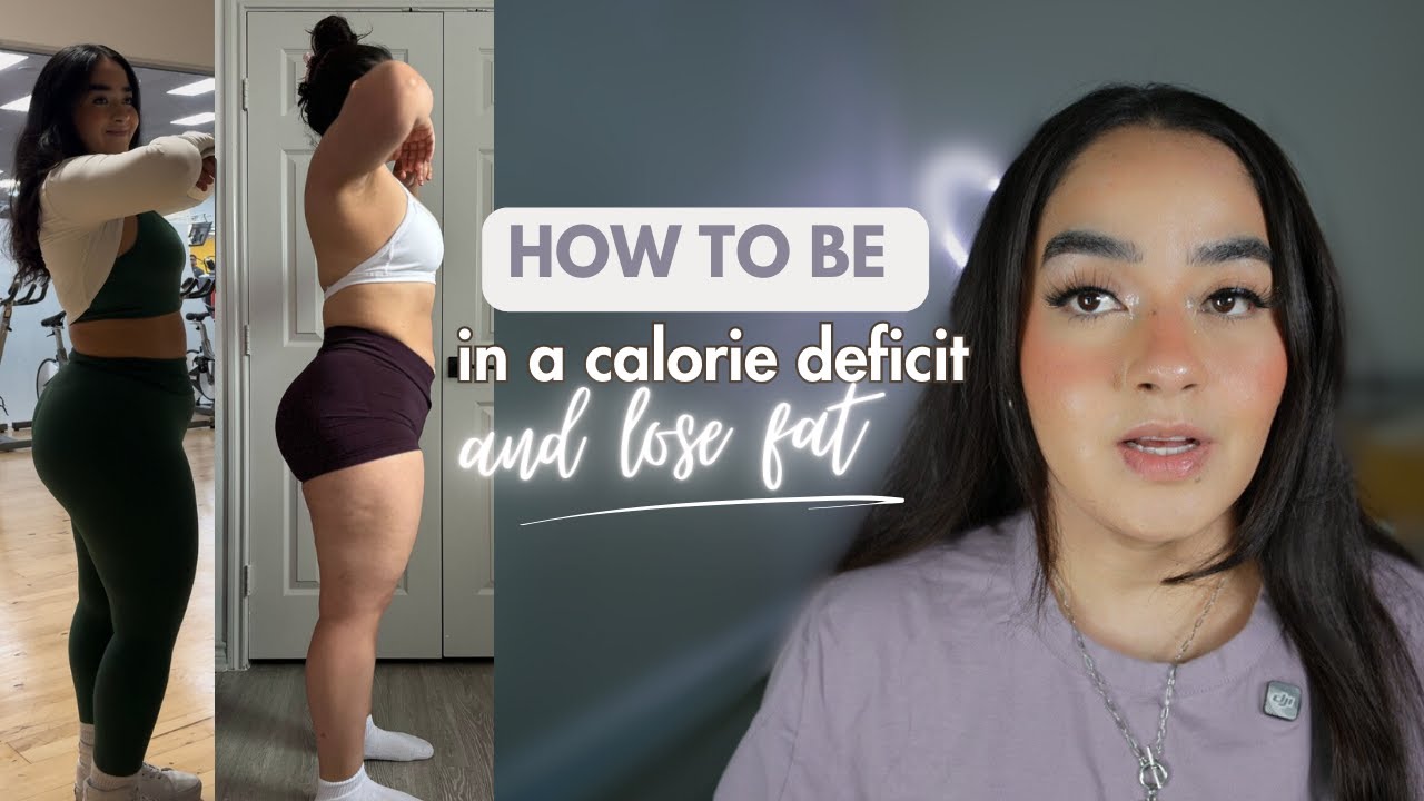 How to be in a calorie deficit (using a food scale, tracking meals, easy meals)