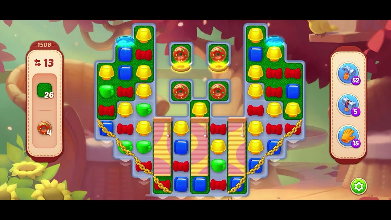 [Gameplay] Homescapes - Level 1508 (No Boosters)