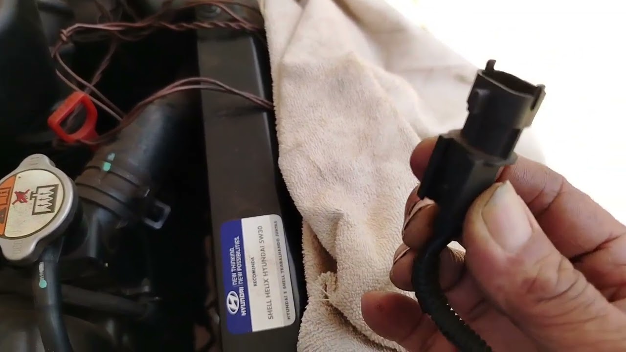 Como trocar sensor de rotação do hb20x, parou o ponteiro,várias anomalias irão aparecer no carro. 