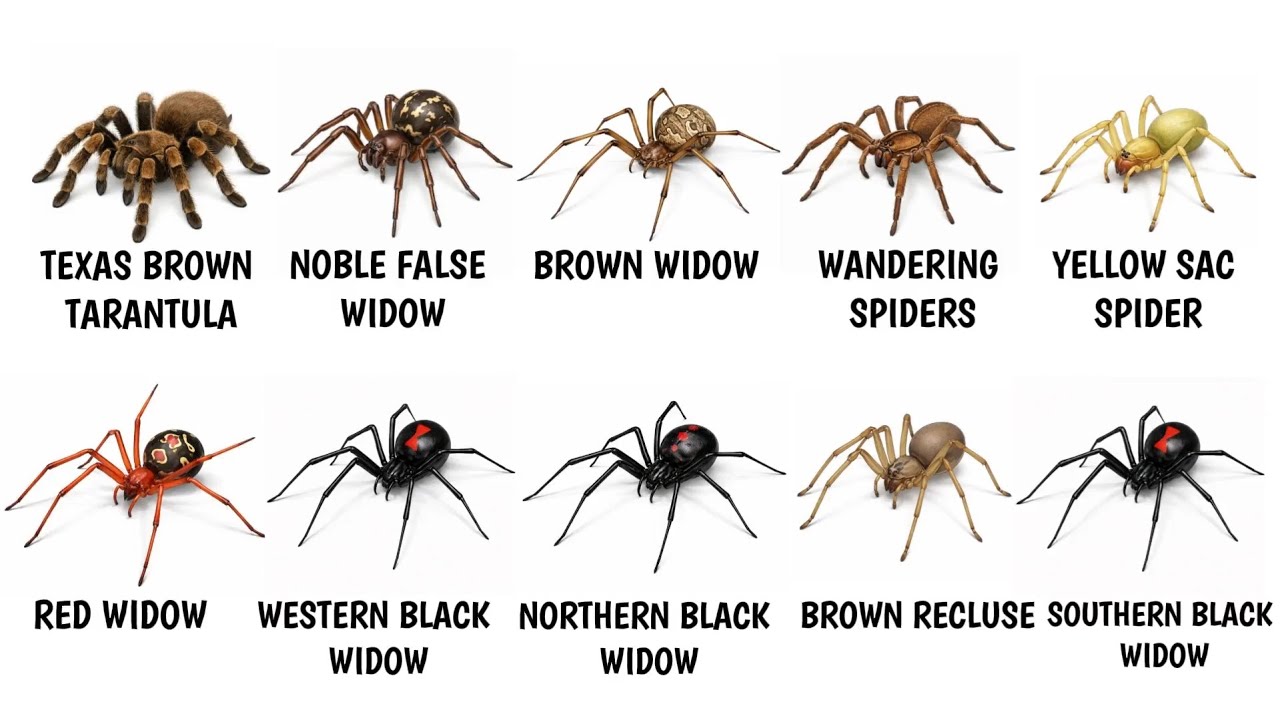 The Most DANGEROUS SPIDER Bites in the US Ranked