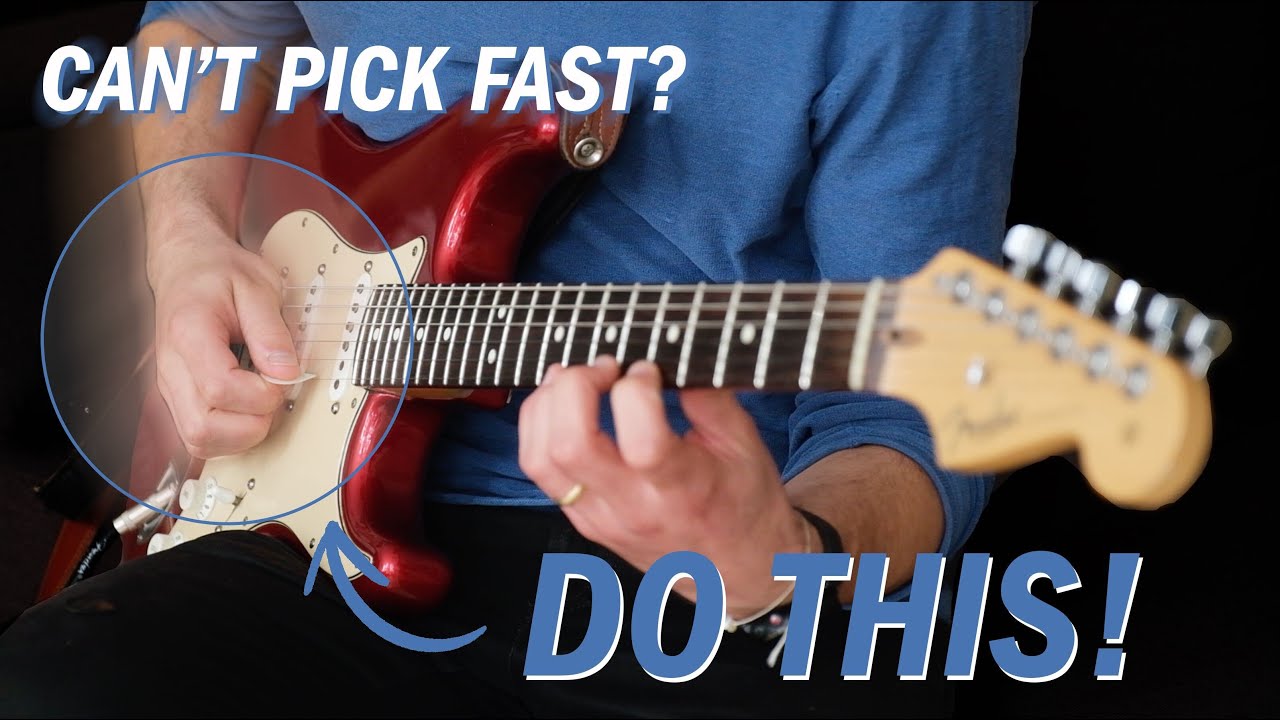 Can’t Pick Fast On Guitar? Do This!