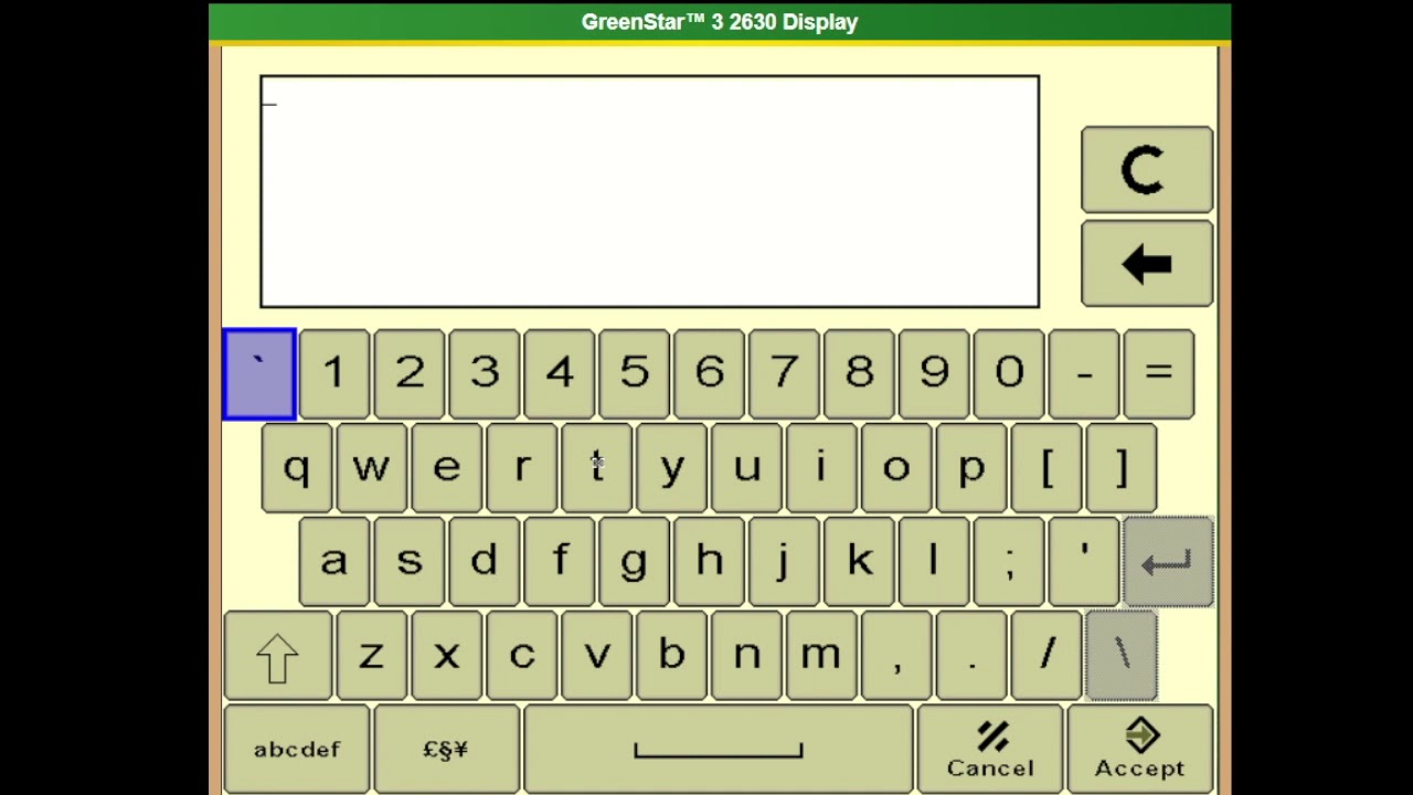Руководство и настройка дисплея John Deere GS3